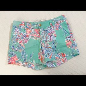 Lilly Pulitzer Callahan Short in Fansea Size 6